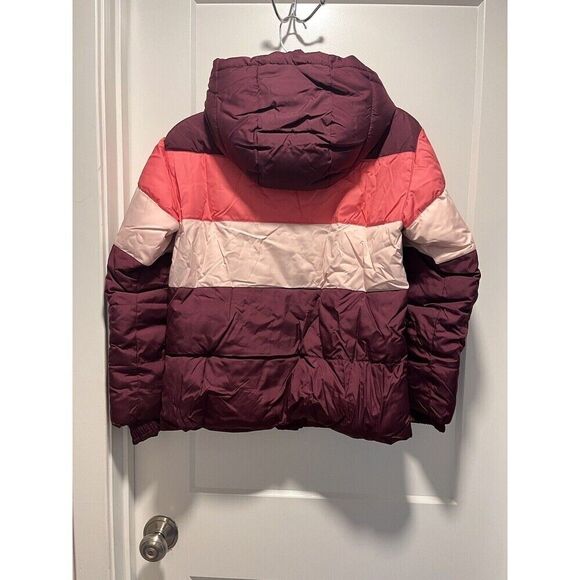 Gap Kids ColdControl Max Puffer Jacket Water Resistant Lined Quilted Hoodie - Picture 4 of 9